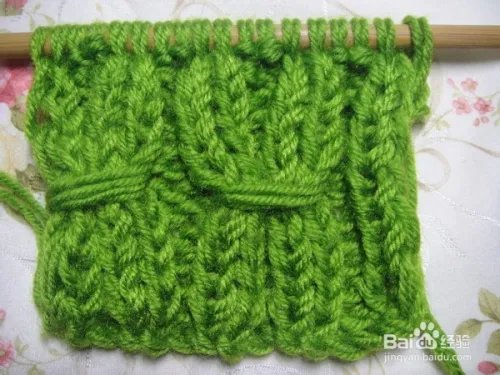 围巾的织法——玉米花详细图解