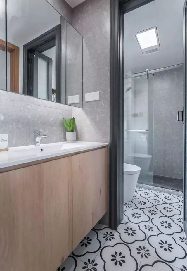 适合卫生间铺的地砖，56款效果美图供参考！