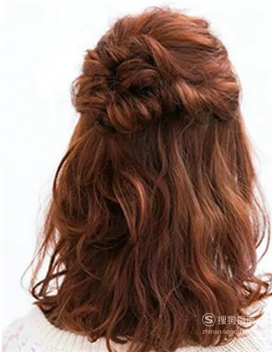 韩式花苞头的扎法步骤图解