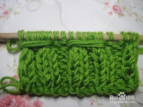 围巾的织法——玉米花详细图解