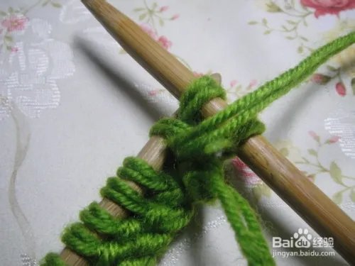 围巾的织法——玉米花详细图解