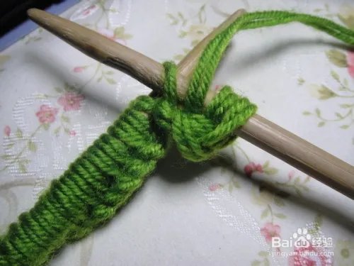 围巾的织法——玉米花详细图解