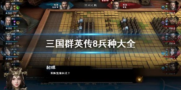 《三国群英传8》兵种有哪些 游戏兵种大全