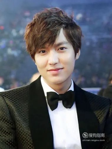 男士帅气纹理烫发型图片