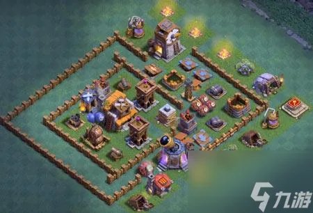部落战争5本最强布局 建筑大师基地阵型详解