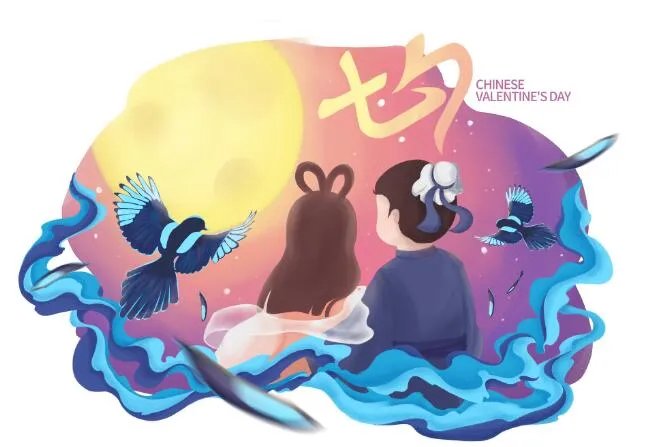 2020七夕图片浪漫有字思念 七夕节的图片还有文字的