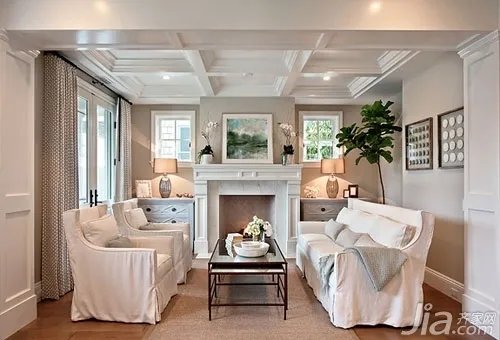 奢华而温馨 交换空间客厅效果图