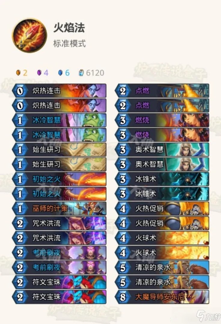 《炉石传说》火焰法卡组构筑代码与玩法攻略[多图] 暴风城下的集结火焰法怎么玩