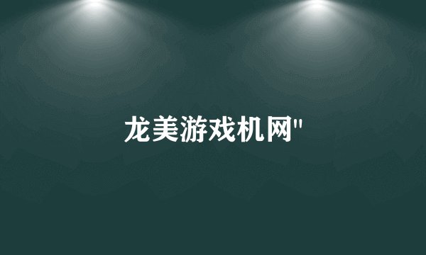 龙美游戏机网