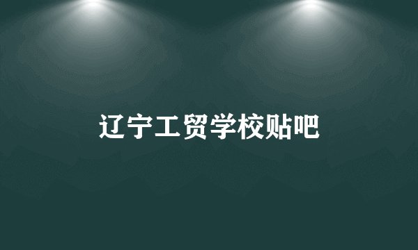 辽宁工贸学校贴吧