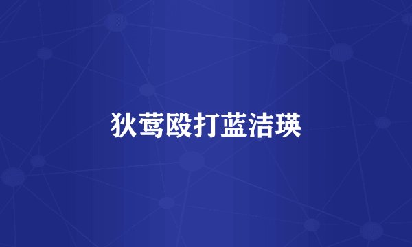 狄莺殴打蓝洁瑛