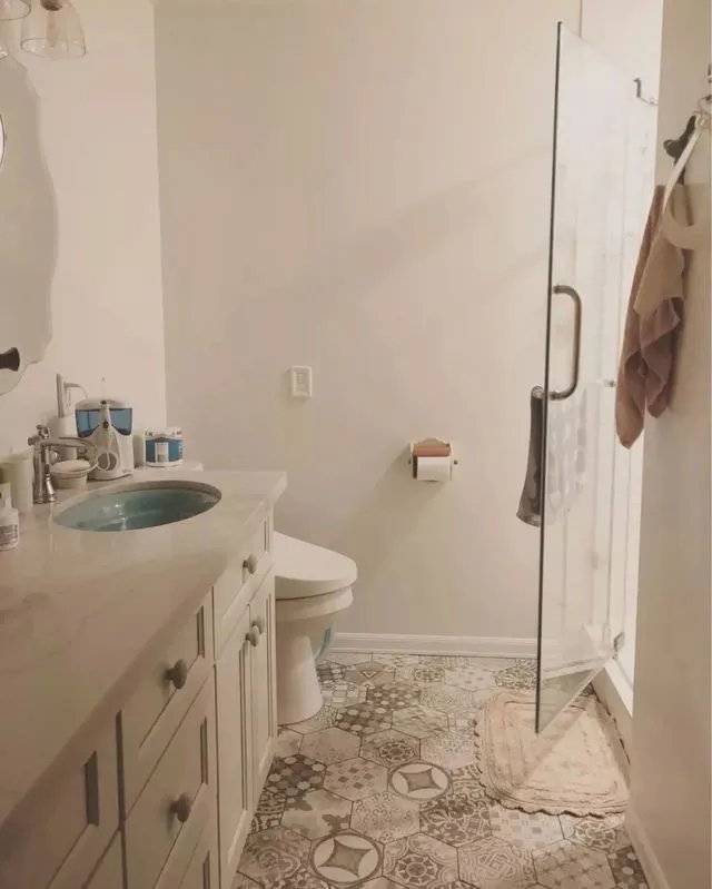 适合卫生间铺的地砖，56款效果美图供参考！