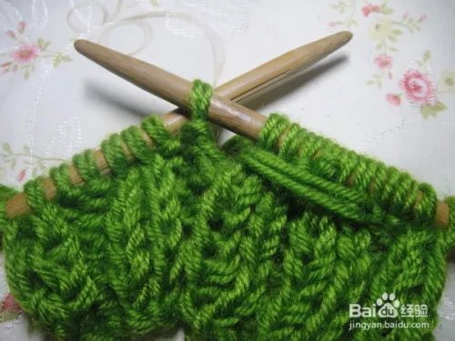 围巾的织法——玉米花详细图解