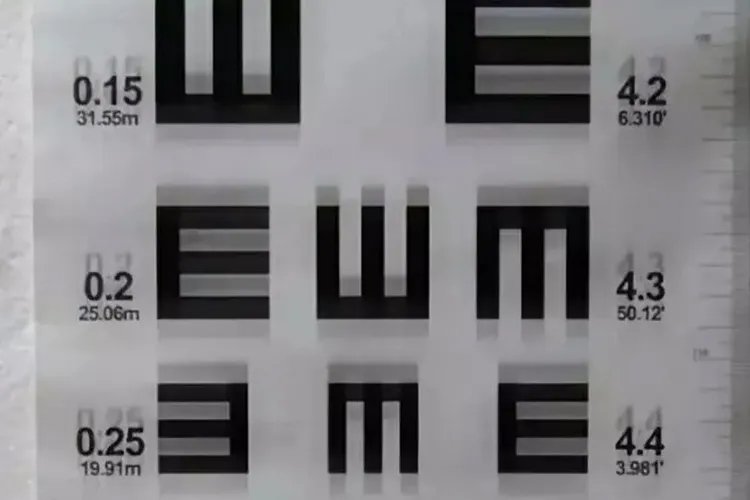 散光看的图片是什么样的