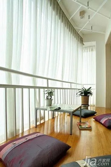 阳台窗帘怎么选择 阳台窗帘图片欣赏