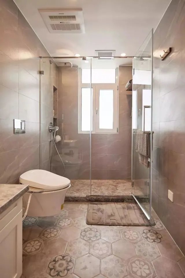 适合卫生间铺的地砖，56款效果美图供参考！