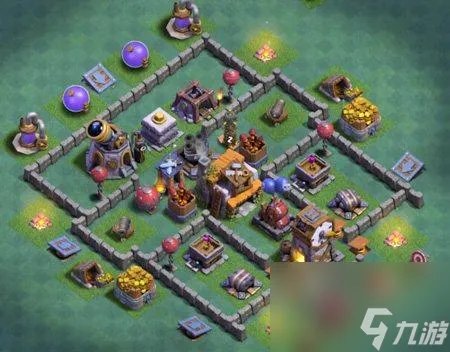 部落战争5本最强布局 建筑大师基地阵型详解