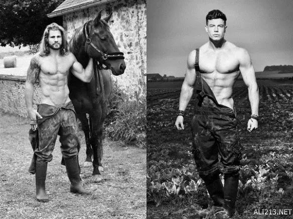 2017最性感农民照曝光 人鱼线炸开 看到快窒息了！