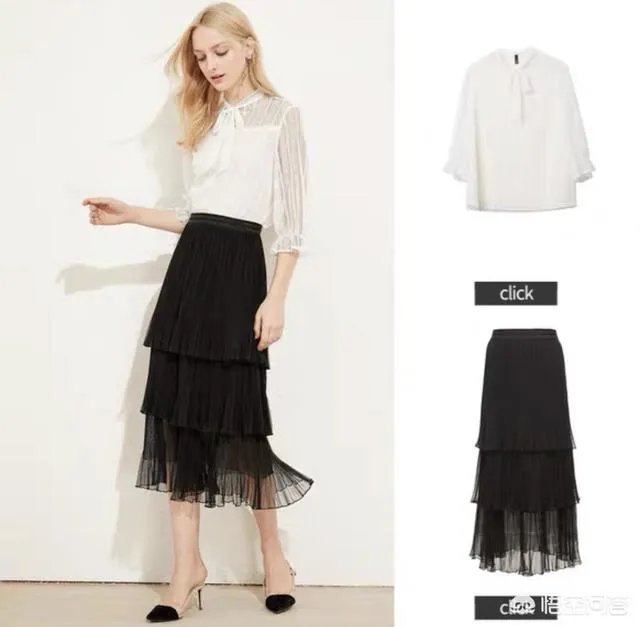 黑色纱裙怎么搭?