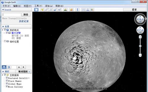 谷歌月球地图
