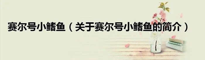 赛尔号小鳍鱼（关于赛尔号小鳍鱼的简介）