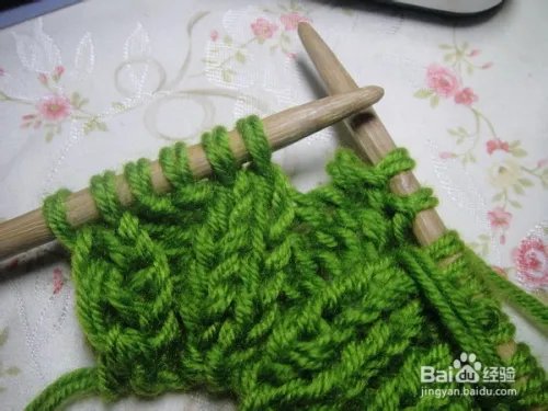 围巾的织法——玉米花详细图解