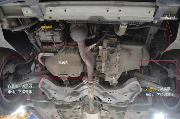 底盘油底壳位置(图片)