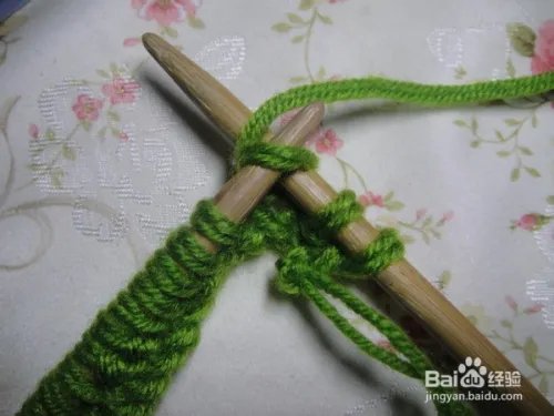 围巾的织法——玉米花详细图解