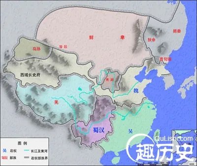 三国时期地图——图说古代三国时期中国版图