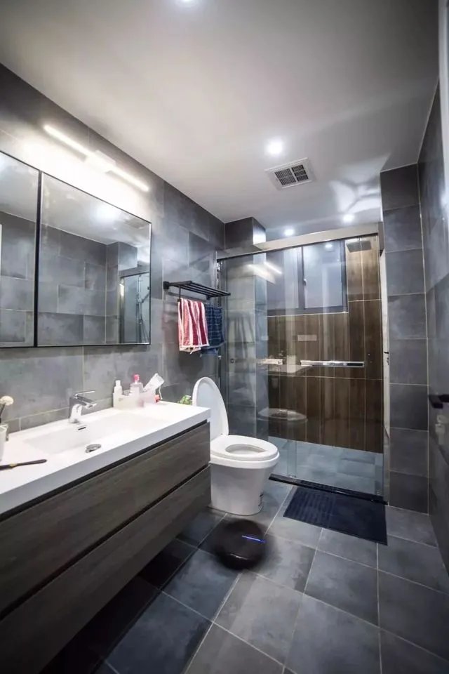 适合卫生间铺的地砖，56款效果美图供参考！