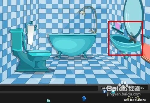逃出蓝色浴室攻略