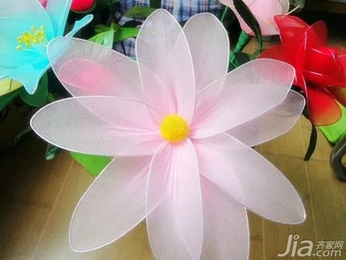 玫瑰丝网花的做法 玫瑰丝网花的材料准备