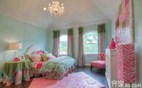 公主卧室就该这样装饰，简直美翻了！