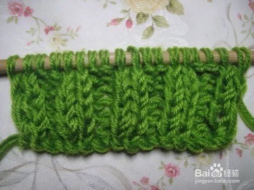围巾的织法——玉米花详细图解