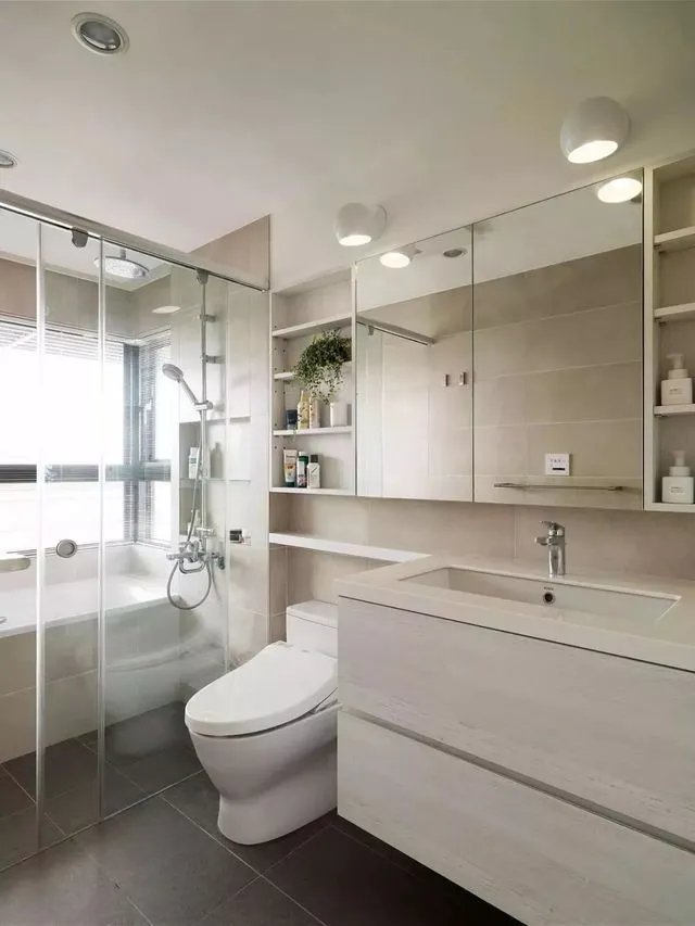 适合卫生间铺的地砖，56款效果美图供参考！