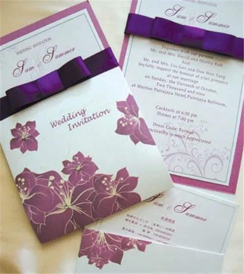 结婚请帖设计  8种创意请帖设计参考