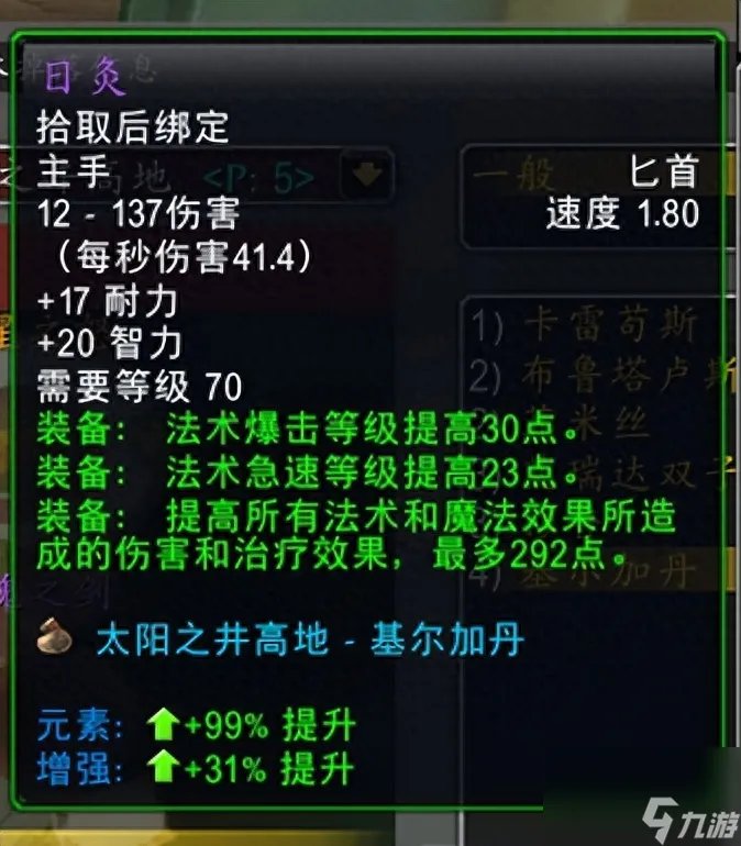 浅析太阳井高地掉落 太阳井高地掉落的装备有什么妙用