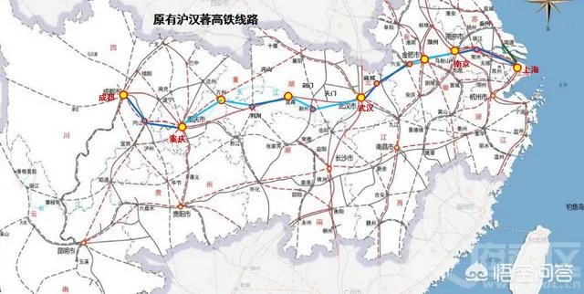 沪汉蓉沿江高铁最终走向是什么？