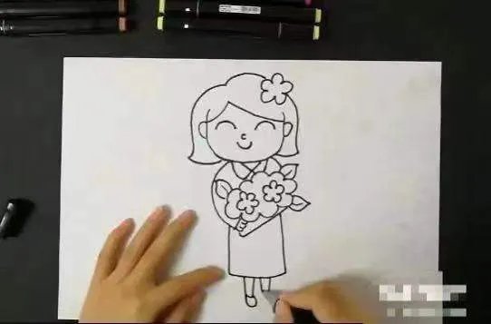 妇女节怎么画漂亮又简单