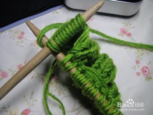 围巾的织法——玉米花详细图解