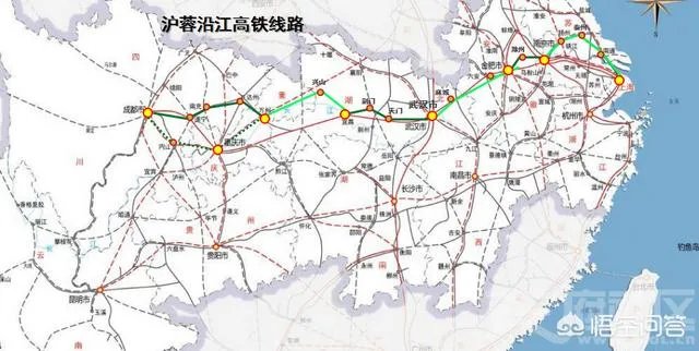 沪汉蓉沿江高铁最终走向是什么？