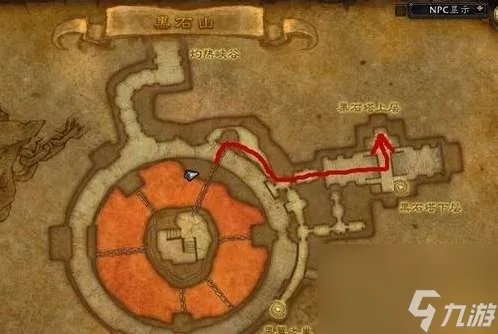 魔兽世界黑石深渊入口在哪里怎么走 走法教学 图解