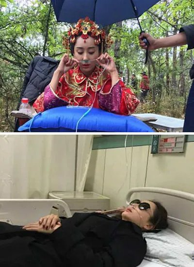 杜若溪片场病倒 众多网友表示心疼