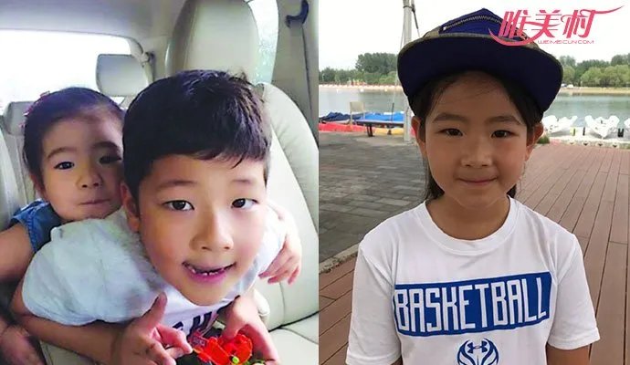郭涛女儿照片 和儿子石头小时候真的太像了