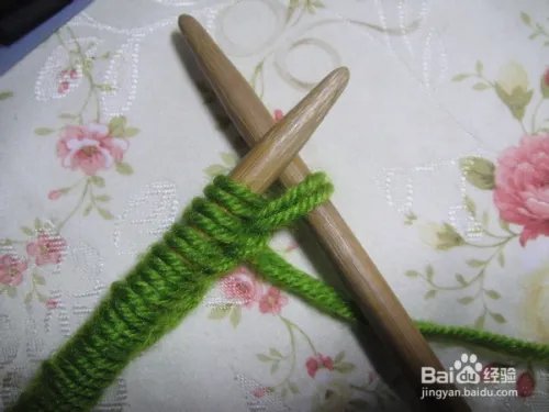 围巾的织法——玉米花详细图解