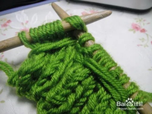 围巾的织法——玉米花详细图解