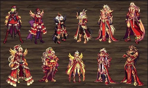 DNF第8套稀有装扮晶辉权倾天下套展示图