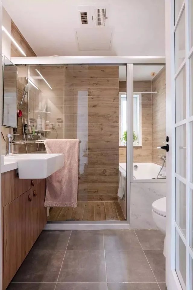 适合卫生间铺的地砖，56款效果美图供参考！