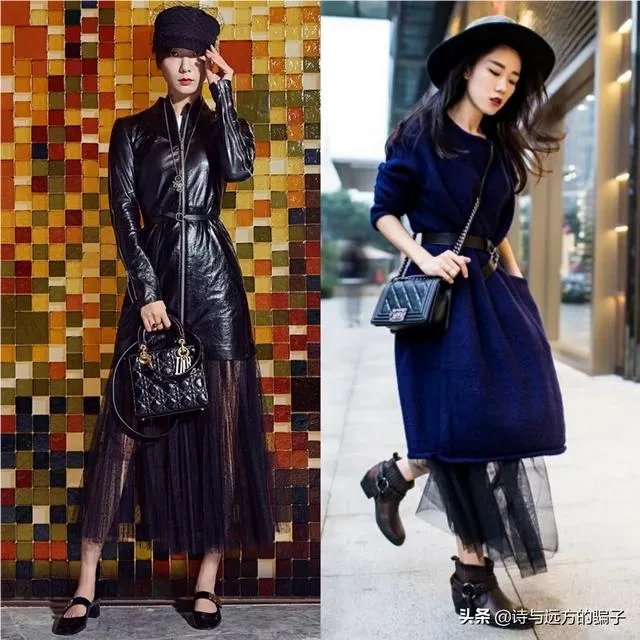 黑色纱裙怎么搭?