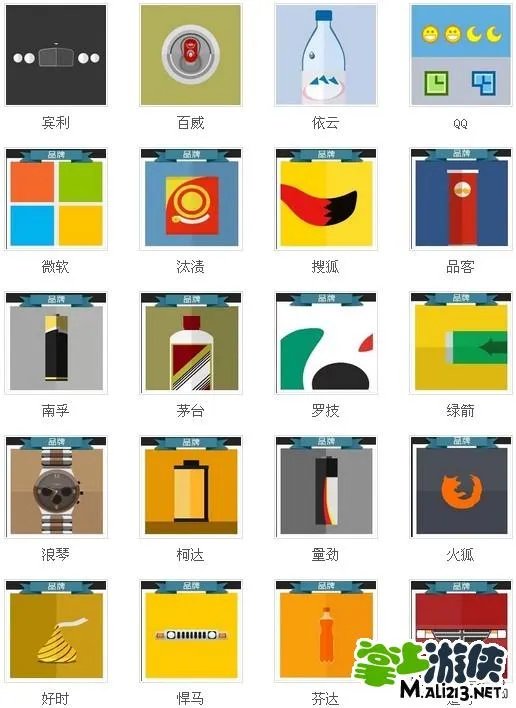 疯狂猜图品牌2个字答案带图 所有两个字品牌汇总
